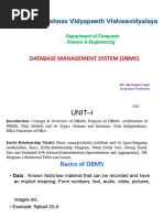 Unit-1 DBMS Notes