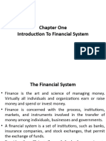 Chapter One Introduction To Financial System