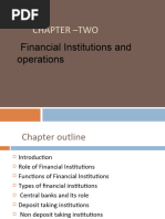 Chapter Two Financial Institutions and Their Operations PPT