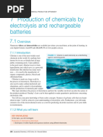 C 07 Production of Chemicals by Electrolysis