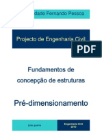 Pre-Dimensionamento UFP Sebenta