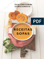 Receitas de Sopa - FLÁVIA GREGORINI - NUTRICIONISTA