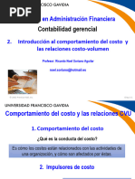 CG2-Comportamiento Del Costo y Las Relaciones Costo-Volumen