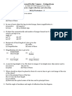 Physics MCQ Worksheet3