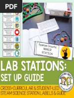 Science Centers Lab Stations Set Up Cross Curricularand STEAMbased