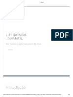 Introdução: Literatura Literatura Infantil Infantil