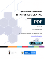 Protocolo Colombia Tétanos Accidental 2022