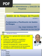 Sesión 01y02 - Maestria - Riesgos V01 PMBOK