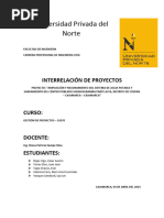 Interrelacion de Proyectos - Grupo 5