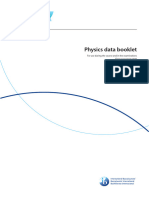 Ib Physics Data Booklet 2025