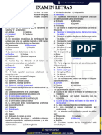 Examen de Letras Con Claves