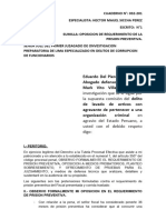 AA Oposicion de Requerimiento de Prision Preventiva