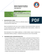 050-210 Derecho Penal I - 2 - GUÍA DIDACTICA