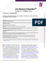 EASI Praxis Tests - Construct Validity and Internal Reliability