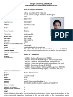 Pgexam - Puchd.ac - in StudentProfile - Aspx AppNo 2r+JjZ29JZcfFQLKzTeug &A 7QlfOotp