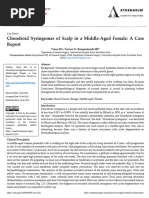 Chondroid Syringomas of Scalp in A Middle Aged Female A Case Report