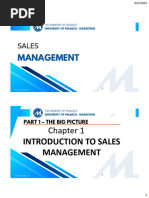 Sales Management Chapter 1 - Pham Tran Khoa