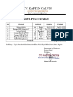 Nota Pengiriman Kantor Kecamatan Glenmore