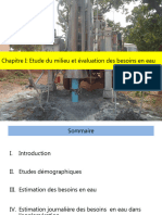 Chap - I - Etude Du Milieu Et Evaluation Des Besoins en Eau