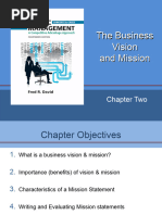 CHAPTER 2 The Business Vision and Mission