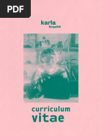 Curriculum Karla Kracht 2024