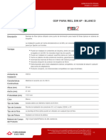 Odf para Riel Din 6P - Blanco: Descripción