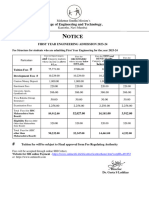 Fee Notice FE - ME - DSE 2023