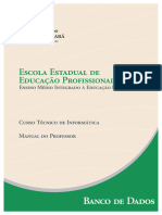 Informatica Manual Do Professor Banco de Dados