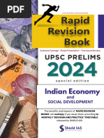 Rapid Revision Book 2024 Indian Economy and Social Development Prelims