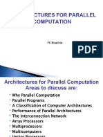 Architectures For Parrallel Computation