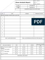 Break Down Analysis Report