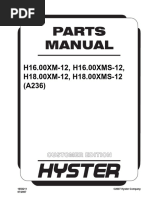 Parts Manual: H16.00XM-12, H16.00XMS-12, H18.00XM-12, H18.00XMS-12 (A236)