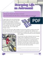 A Day in The Life of An Astronaut (June Teens Reading Pack)