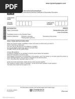 Cambridge International General Certificate of Secondary Education