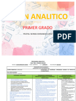 Plan Analitico Primero Vespertino