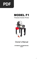 Model F1: Owner's Manual