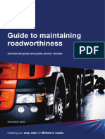 DVSA's Guide To Maintaining Roadworthiness - Comme