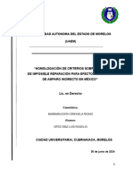 Tesis Final. Homolagación de Criterios Jurisprudenciales en Amparo Indirecto en México