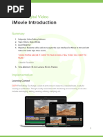 Imovie Lesson