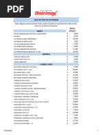 Listas de Precio Publico Al Dia