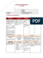 20 Mayo Sesión Religión - 5to Grado B