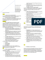 Health Assessment Cranial Nerve NOTES