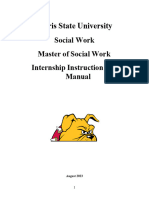 Arts Sciences Education Master Social Work Internship Manual 20230808 01