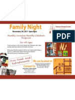 Nov Family Night