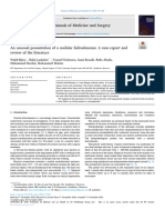 An Unusual Presentation of A Nodular Hidradenoma. A Case Report and Review of The Literature