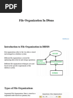 File Organization in Dbms