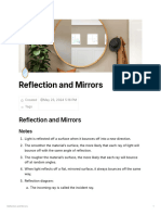 Reflections and Mirrors - Topic