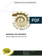 Manual de Usuario Admision