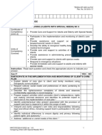 3 SAG - Caregiving (CWSN) NC II - COC2