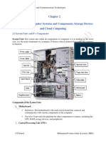 Hardware Computer Systems and Components Storage Devices and Cloud Computing